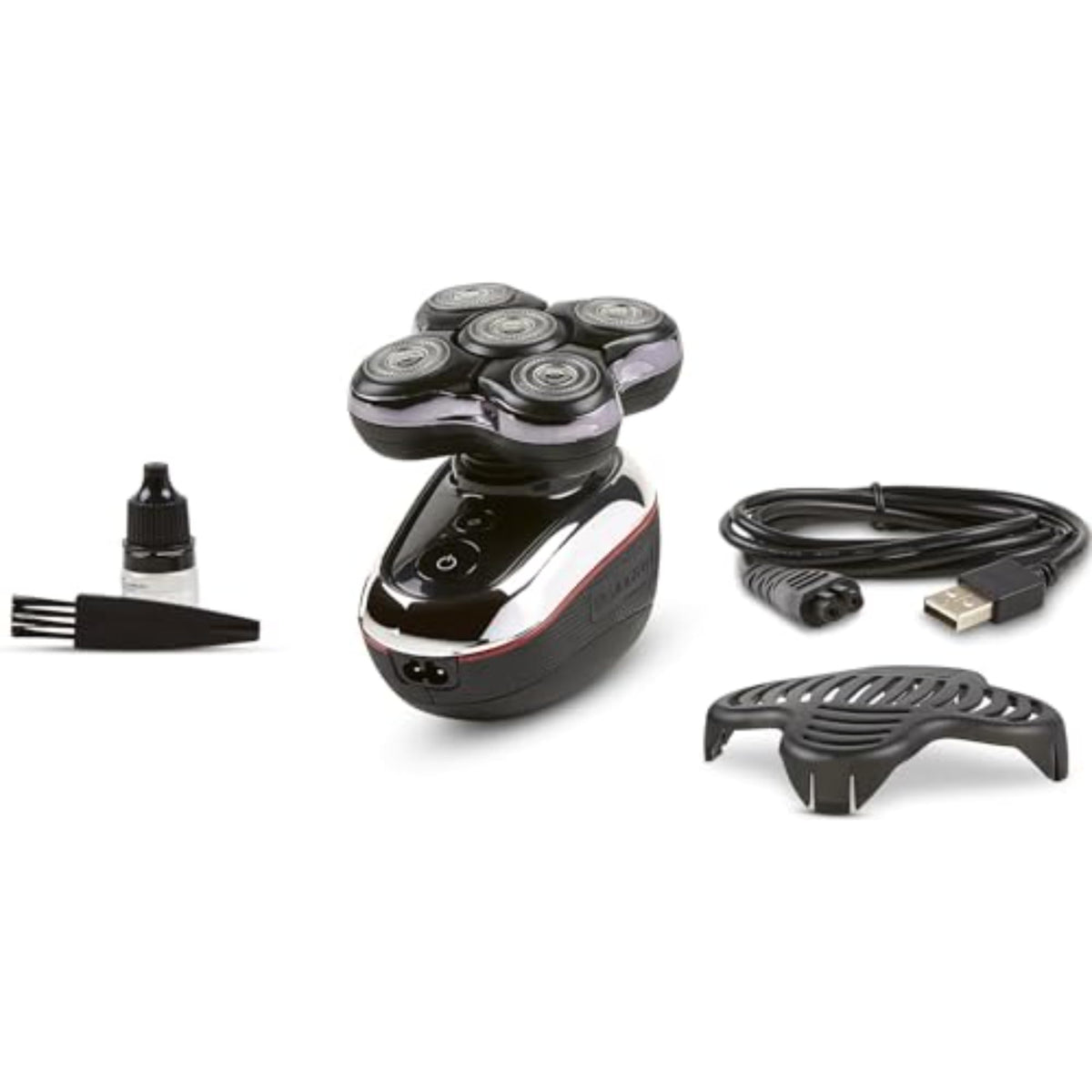 Remington Balder Boss Rotary Shaver in use in the shower