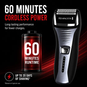 Remington F5 Foil Shaver side view showing pivoting head
