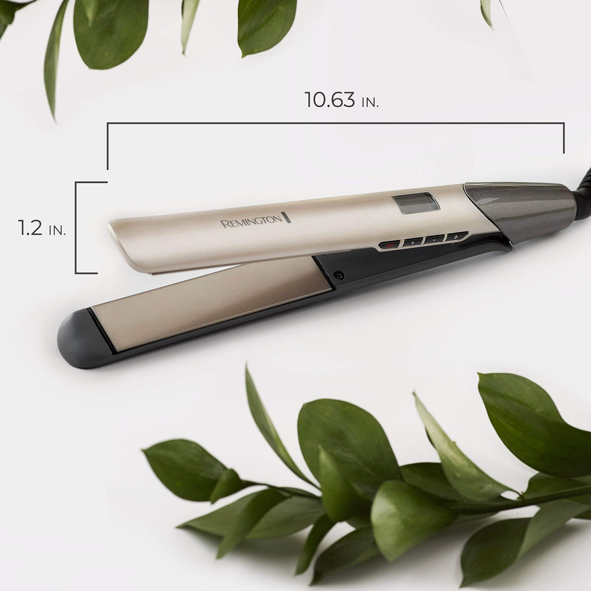 Remington Pro 1” Flat Iron in use on long hair