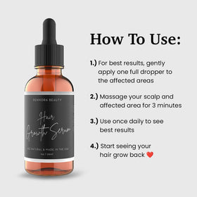RENNORA BEAUTY Hair Growth Serum packaging side view