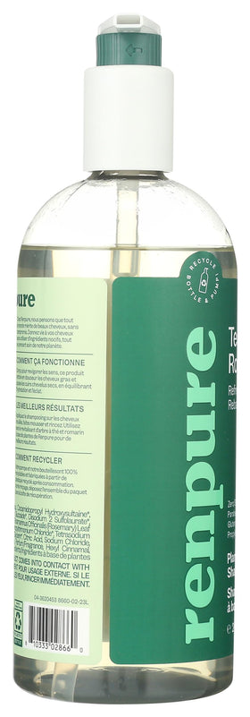 RENPURE Tea Tree & Rosemary Shampoo 24oz with pump