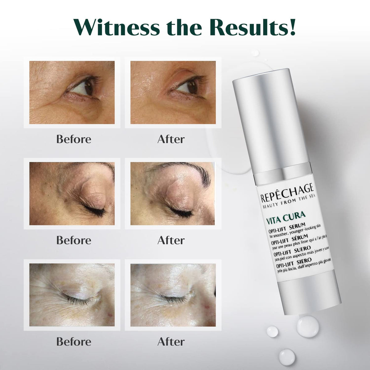 Repechage Vita Cura Opti-Lift Serum texture close-up