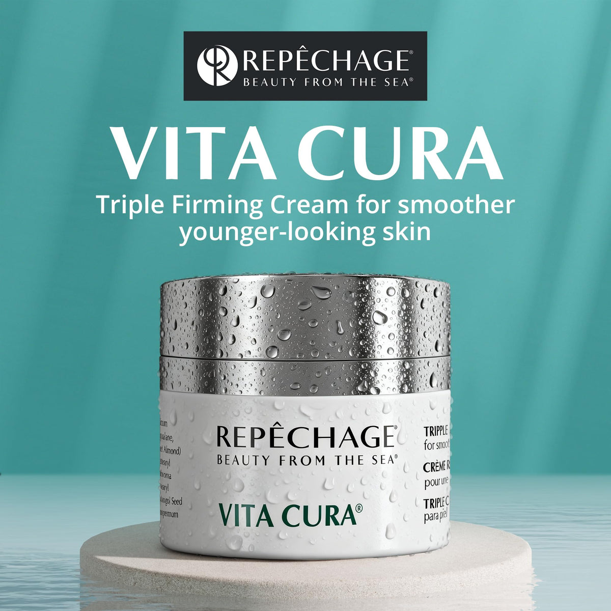 Repechage Vita Cura Triple Firming Cream 50mL side view