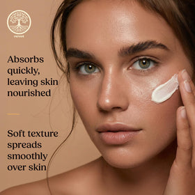 Reroot Organics Manuka Honey Beef Tallow Balm 2oz application on skin