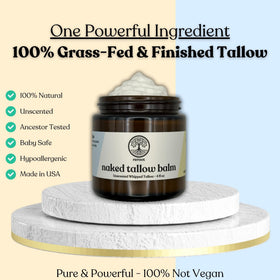 Reroot Organics Naked Tallow Balm 190g whipped texture