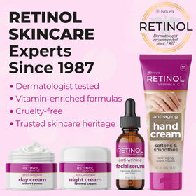 Retinol Day Cream SPF 20 with ingredients list