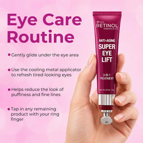 Retinol Super Eye Lift Under Eye Cream with natural ingredients
