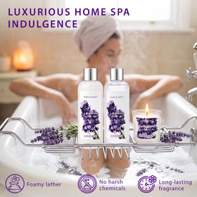 Reusable tub for BODY & EARTH Lavender Gift Set
