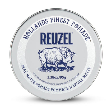 REUZEL Clay Matte Pomade 109g front view