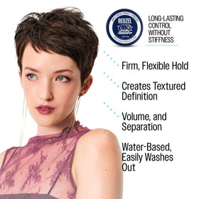 REUZEL Fiber Pomade 95g application on hair