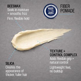 REUZEL Fiber Pomade 95g top view with lid open