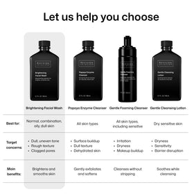 Revision Skincare Brightening Face Wash 135g back view