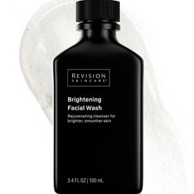 Revision Skincare Brightening Face Wash front view with packaging