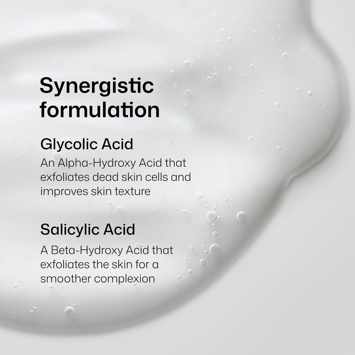 Revision Skincare Brightening Face Wash texture on hand