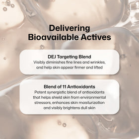 Revision Skincare D·E·J Face Cream with a fresh background