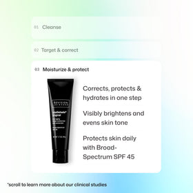 Revision Skincare Intellishade® Original Tinted Sunscreen SPF 45 in hand