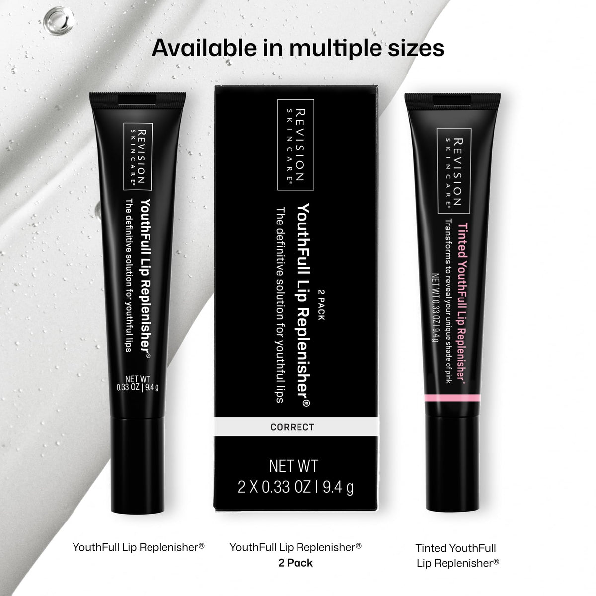 Revision Skincare YouthFull Lip Replenisher with mint leaves