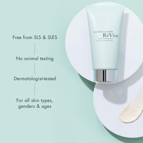 RéVive Foaming Facial Cleanser with towel