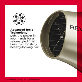 REVLON 1875W Hair Dryer side view with folding handle