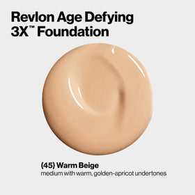 REVLON Age Defying 3X Foundation texture on skin