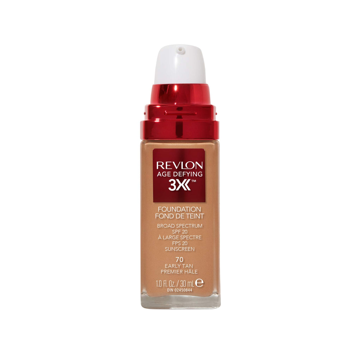 Revlon Age Defying Liquid Foundation 070 Early Tan front view