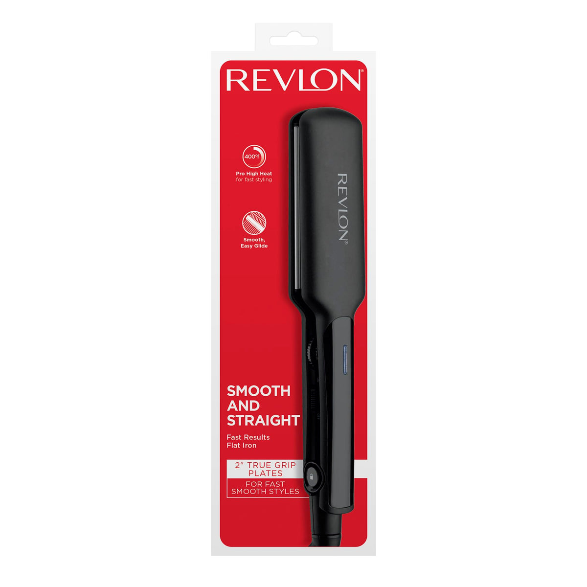 REVLON Ceramic Coated Flat Iron packaging