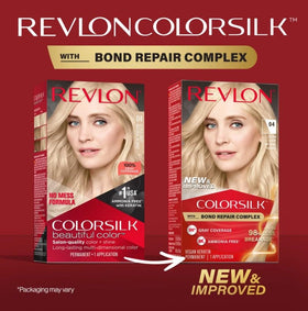 REVLON ColorSilk application instructions on packaging