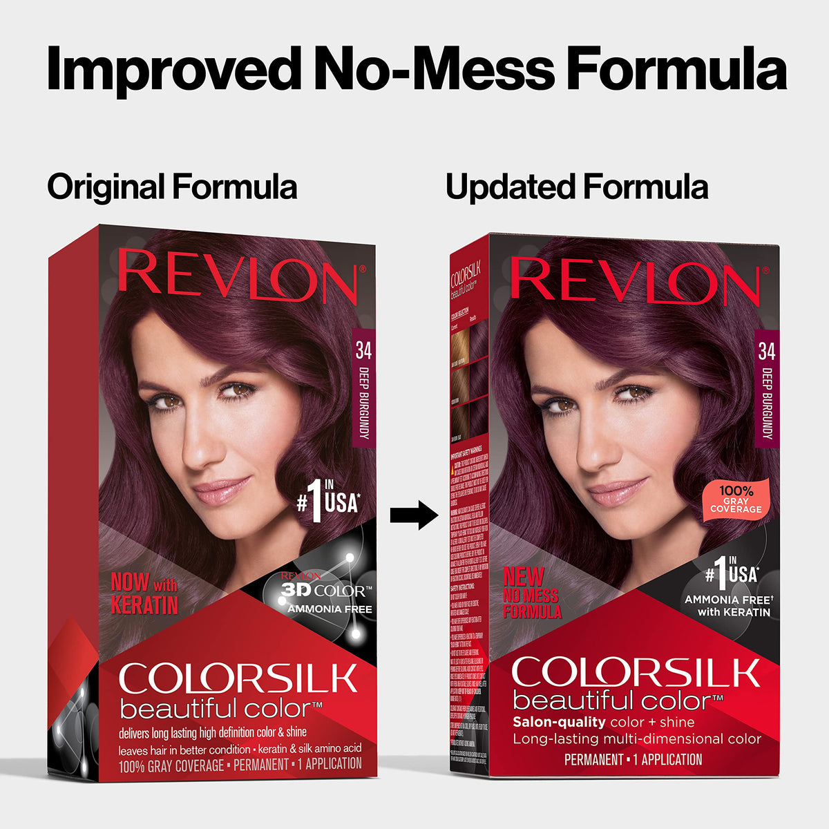 REVLON Colorsilk Beautiful Color 53 Light Auburn hair dye application process