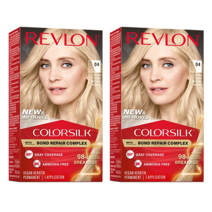 REVLON ColorSilk Beautiful Permanent Colour kit front view