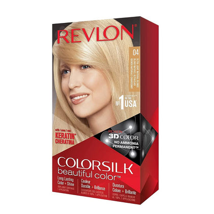 REVLON ColorSilk Beautiful Permanent Colour Ultra Light Natural Blonde packaging front view