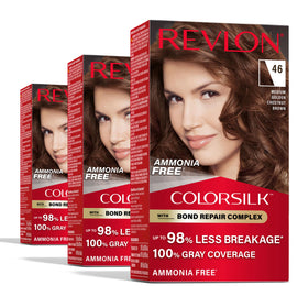 REVLON ColorSilk Bond Repair Hair Color 3-pack front view