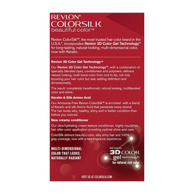REVLON ColorSilk Hair Color 30 Dark Brown back view
