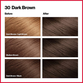 REVLON ColorSilk Hair Color 30 Dark Brown side view