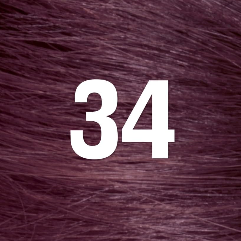 REVLON ColorSilk Hair Colour 34 Deep Burgundy back view