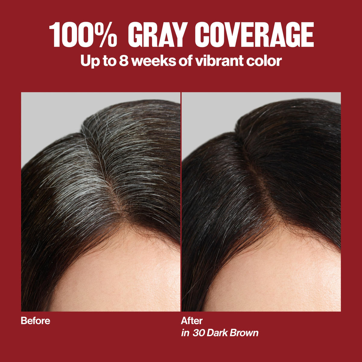 REVLON ColorSilk hair colour application process with gloves