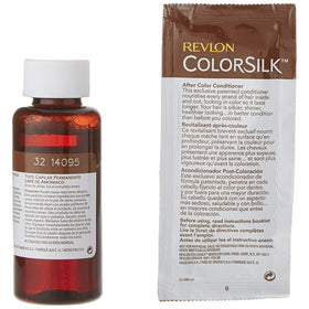 REVLON ColorSilk Hair Colour Dark Mahogany Brown after colour conditioner