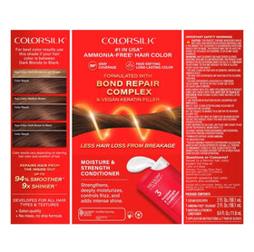 REVLON ColorSilk Hair Colour Medium Golden Brown application instructions