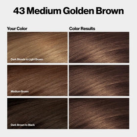 REVLON ColorSilk Hair Colour Medium Golden Brown back view