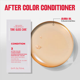 REVLON ColorSilk Tone + Gloss + Care hair colour application process