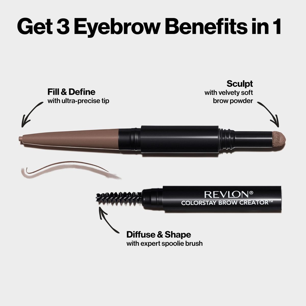 REVLON ColorStay Brow Creator 600 Blonde pencil tip close-up