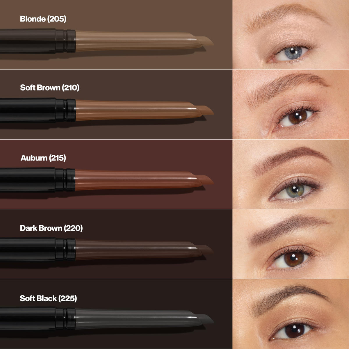 REVLON ColorStay Brow Pencil 205 Blonde applied on brows