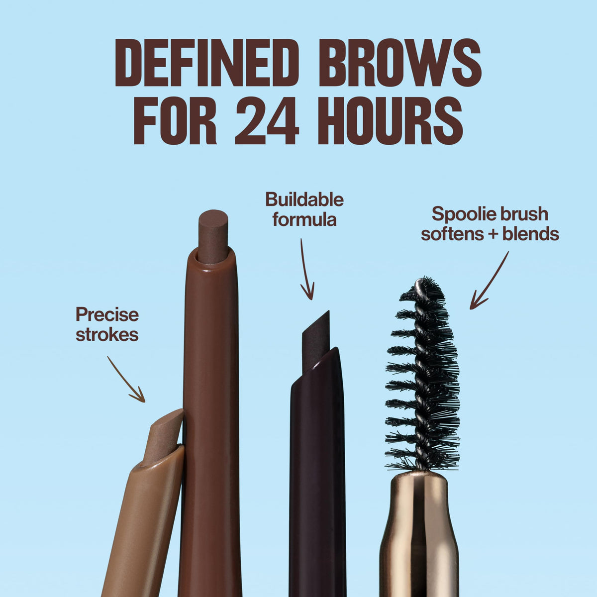 REVLON ColorStay Brow Pencil in use on model