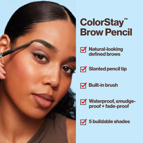 REVLON ColorStay Brow Pencil Soft Black packaging