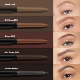 REVLON ColorStay Brow Pencil Soft Brown with blended brows