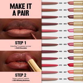 REVLON ColorStay Lip Liner 655 Rose on vanity