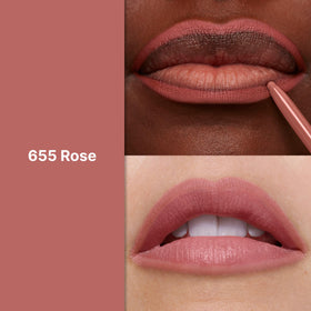 REVLON ColorStay Lip Liner 655 Rose swatch on skin