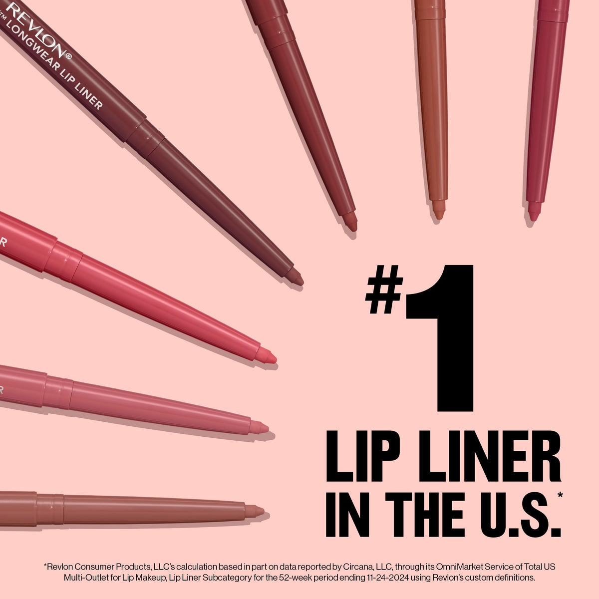 REVLON ColorStay Lip Liner applied on lips