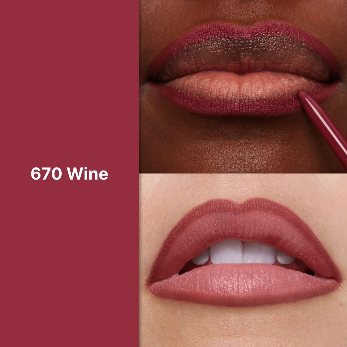 REVLON ColorStay Lip Liner Wine with built-in sharpener
