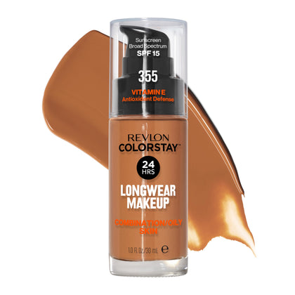 REVLON ColorStay Liquid Foundation 355 Almond front view