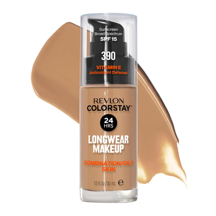 REVLON ColorStay Liquid Foundation Rich Maple 390 front view